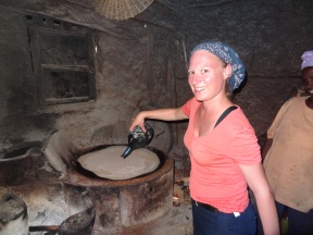 Making injera